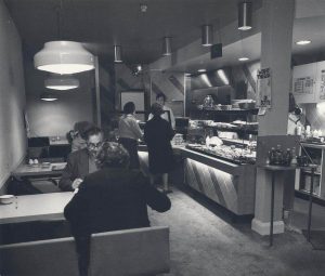 The Tea Bar on the Ground Floor in the 1960s