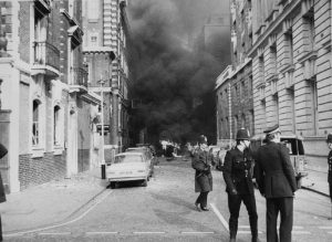 IRA bomb detonates in Great Scotland Yard on the afternoon of 8 March 1973