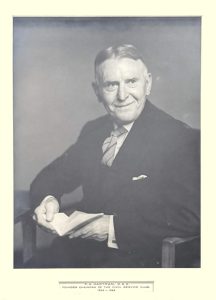 Mr F A Hartman MBE, Founder Chairman of the Civil Service Club 1953-1958